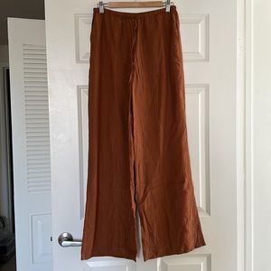 Zara Wide Legged Crepe Pants